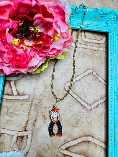 3D Cowgirl Way Necklace