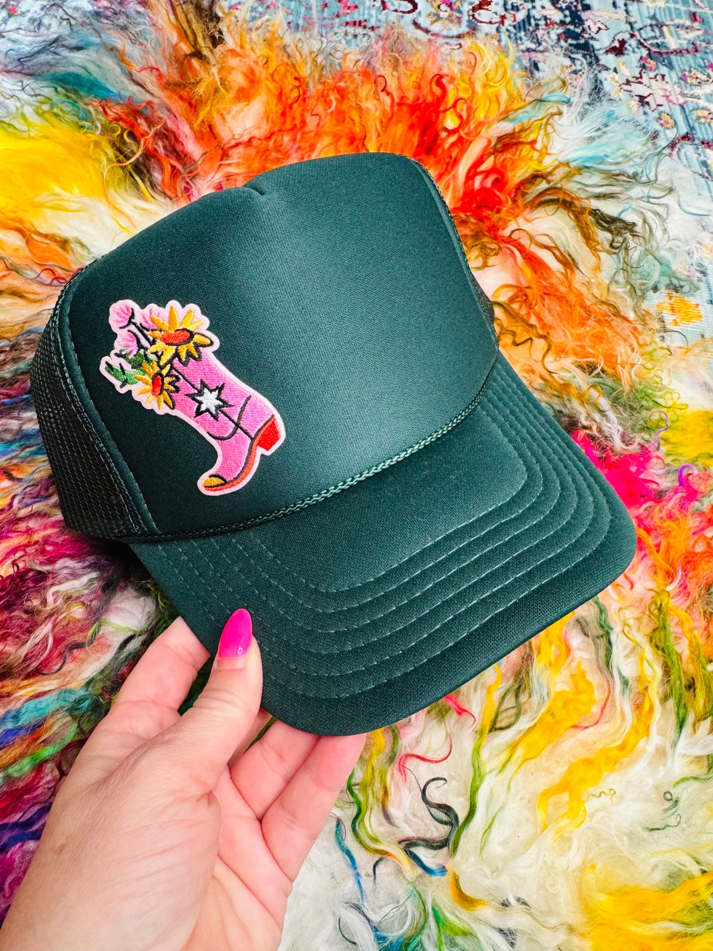 Flower Boot Hat