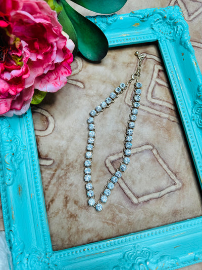 Rhinestone Necklace 2 Sizes