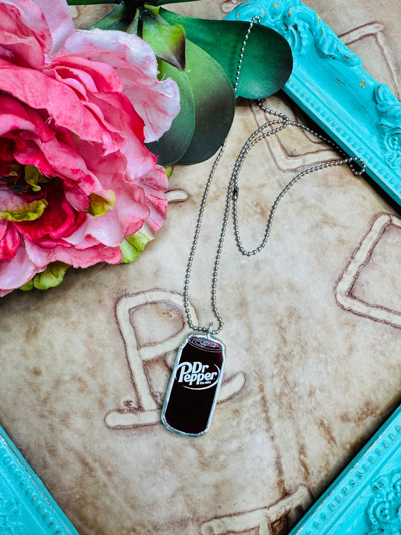 Dr. Pepper Necklace