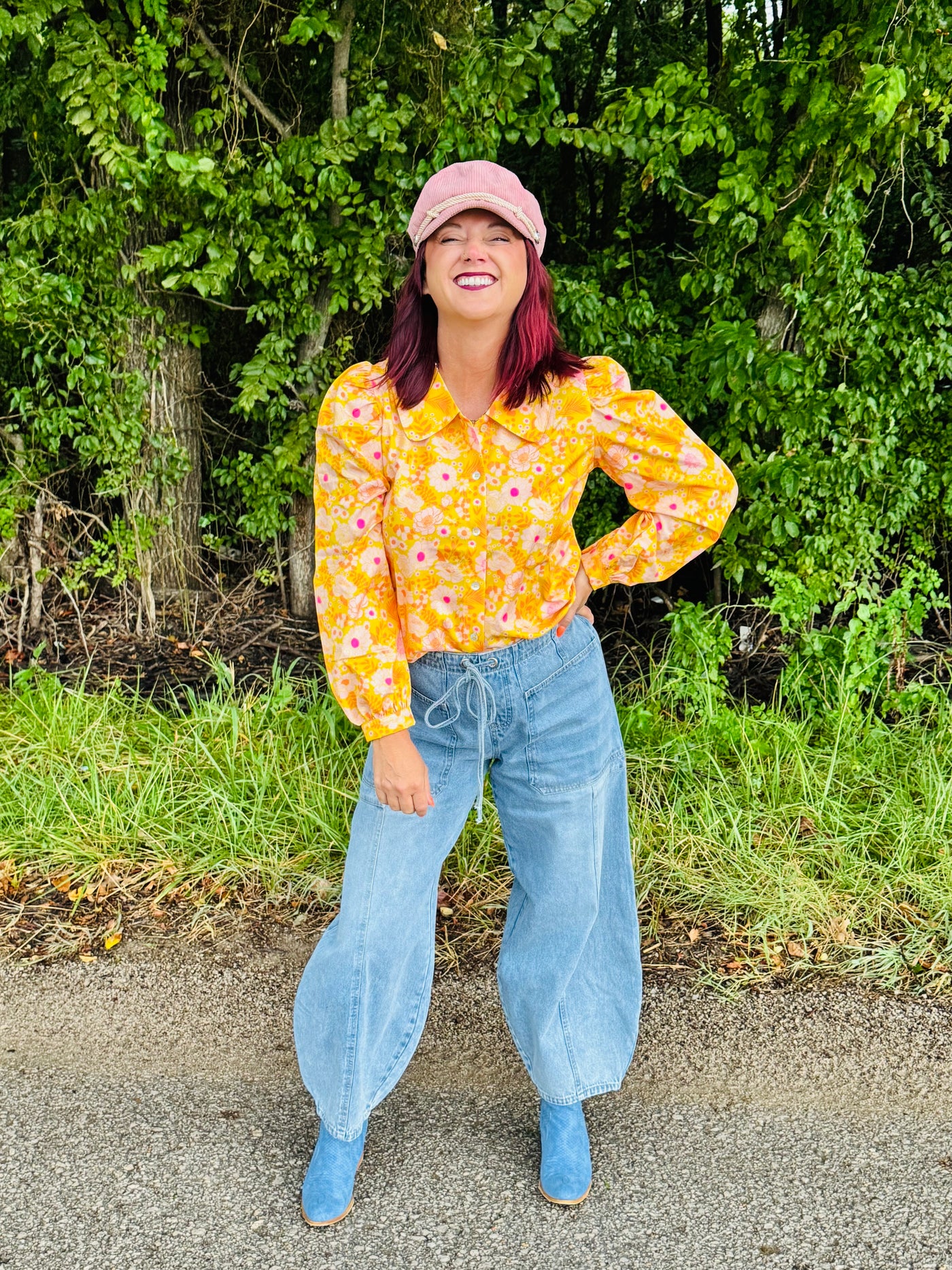 Sunshine Button Down