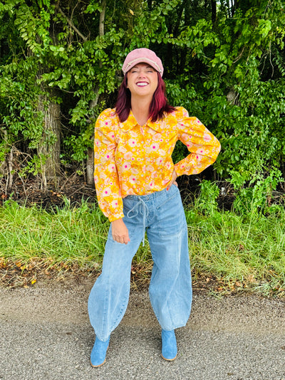 Sunshine Button Down