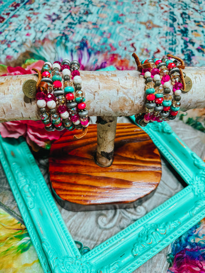 Multi Colored Wrap Bracelet