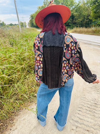 Patchwork Button Down