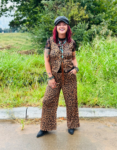 Leopard Vest