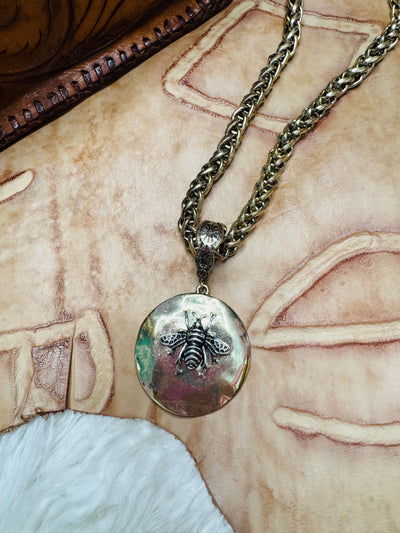 Gold Bee Necklace