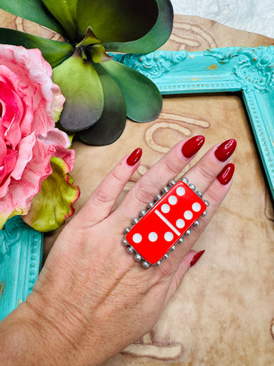 Red Domino Ring