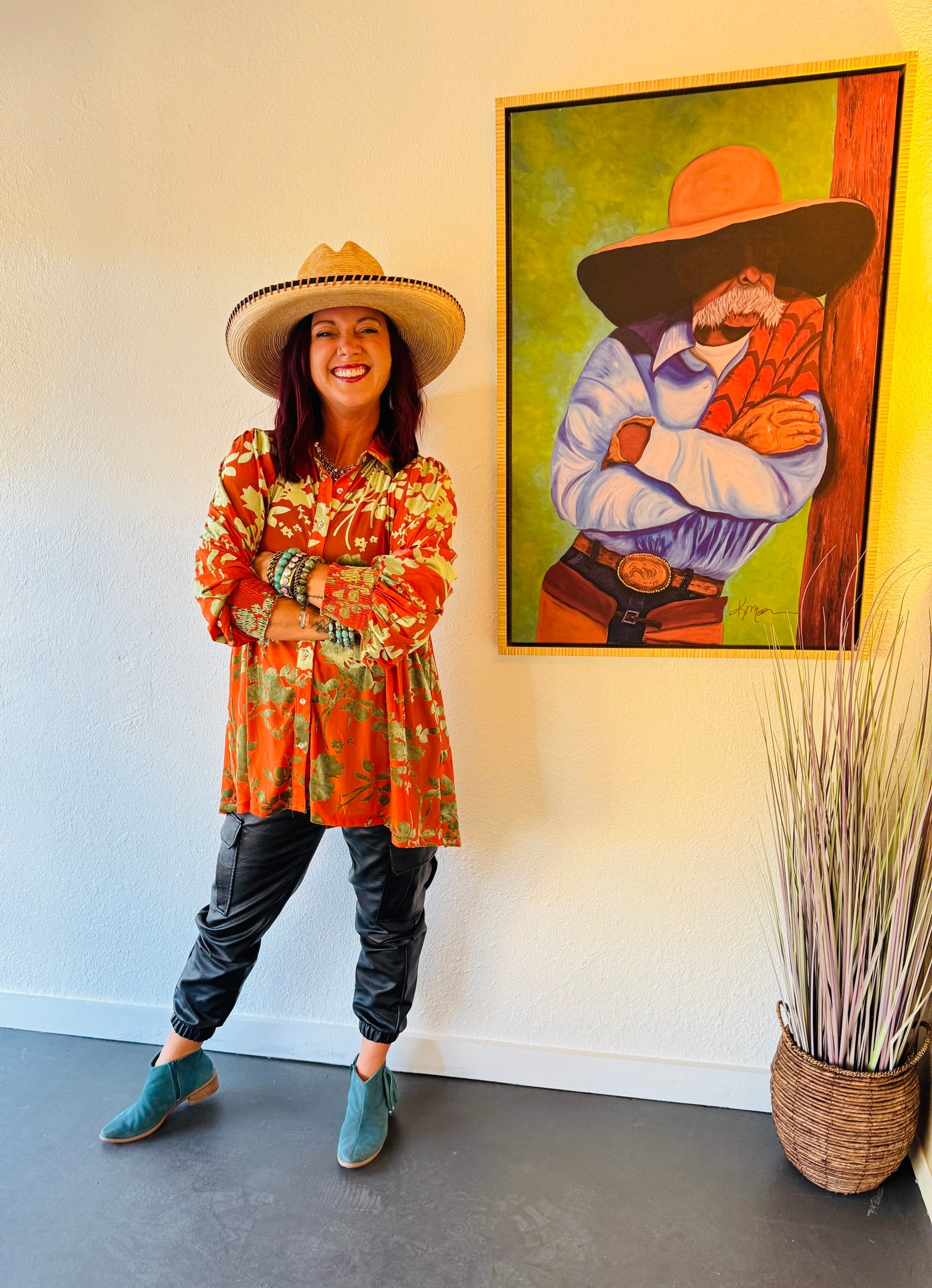 Velvet Boho Button Down