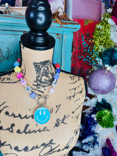 Smiley Dice Necklace