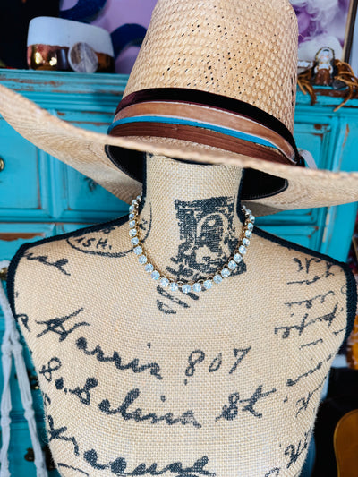 Rhinestone Necklace 2 Sizes