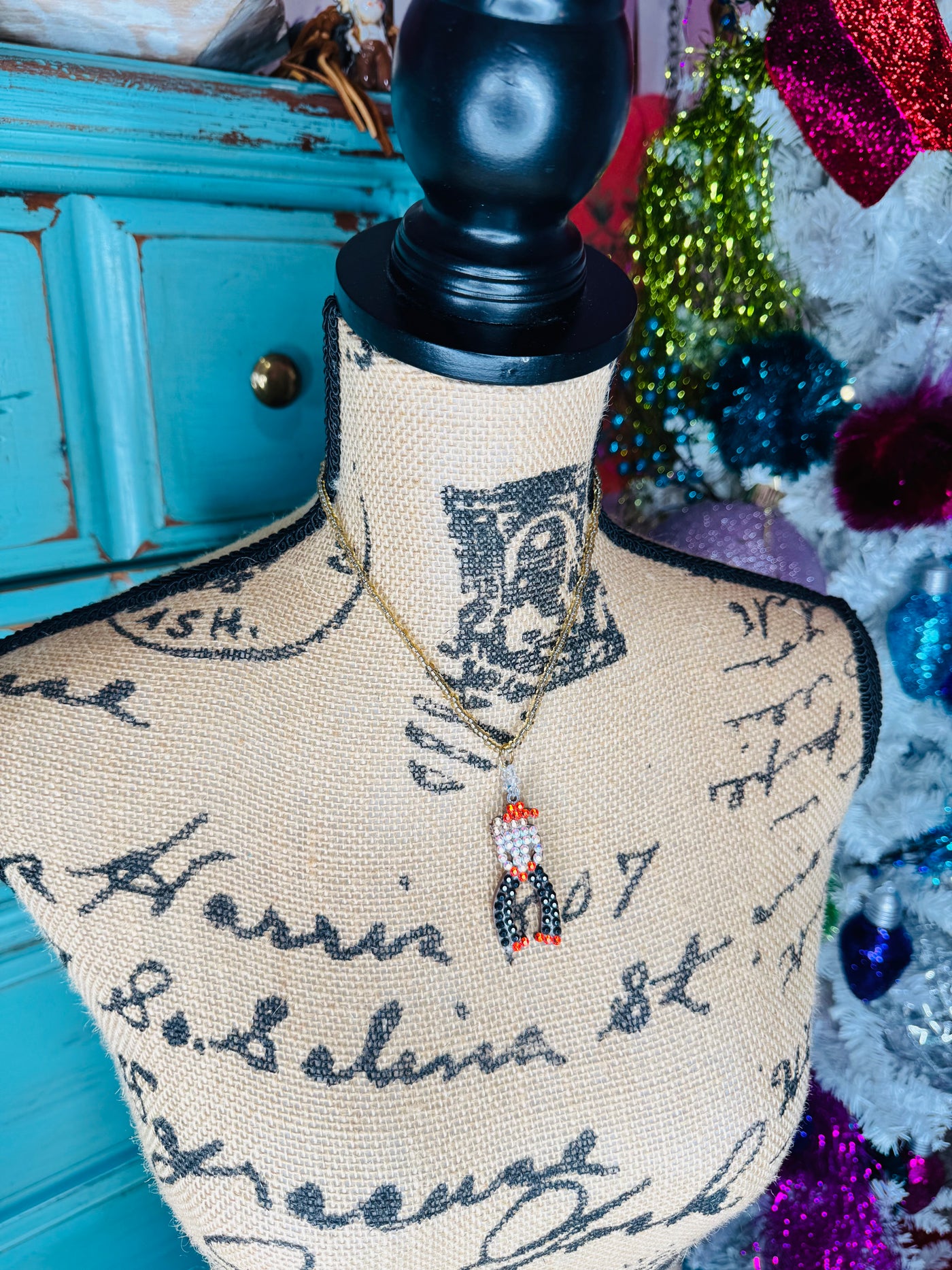 3D Cowgirl Way Necklace