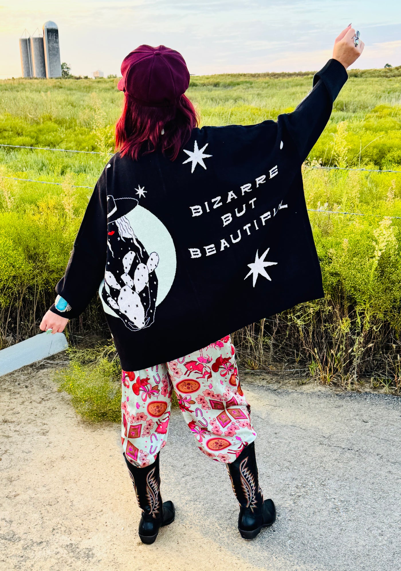 Bizarre Oversized Cardigan