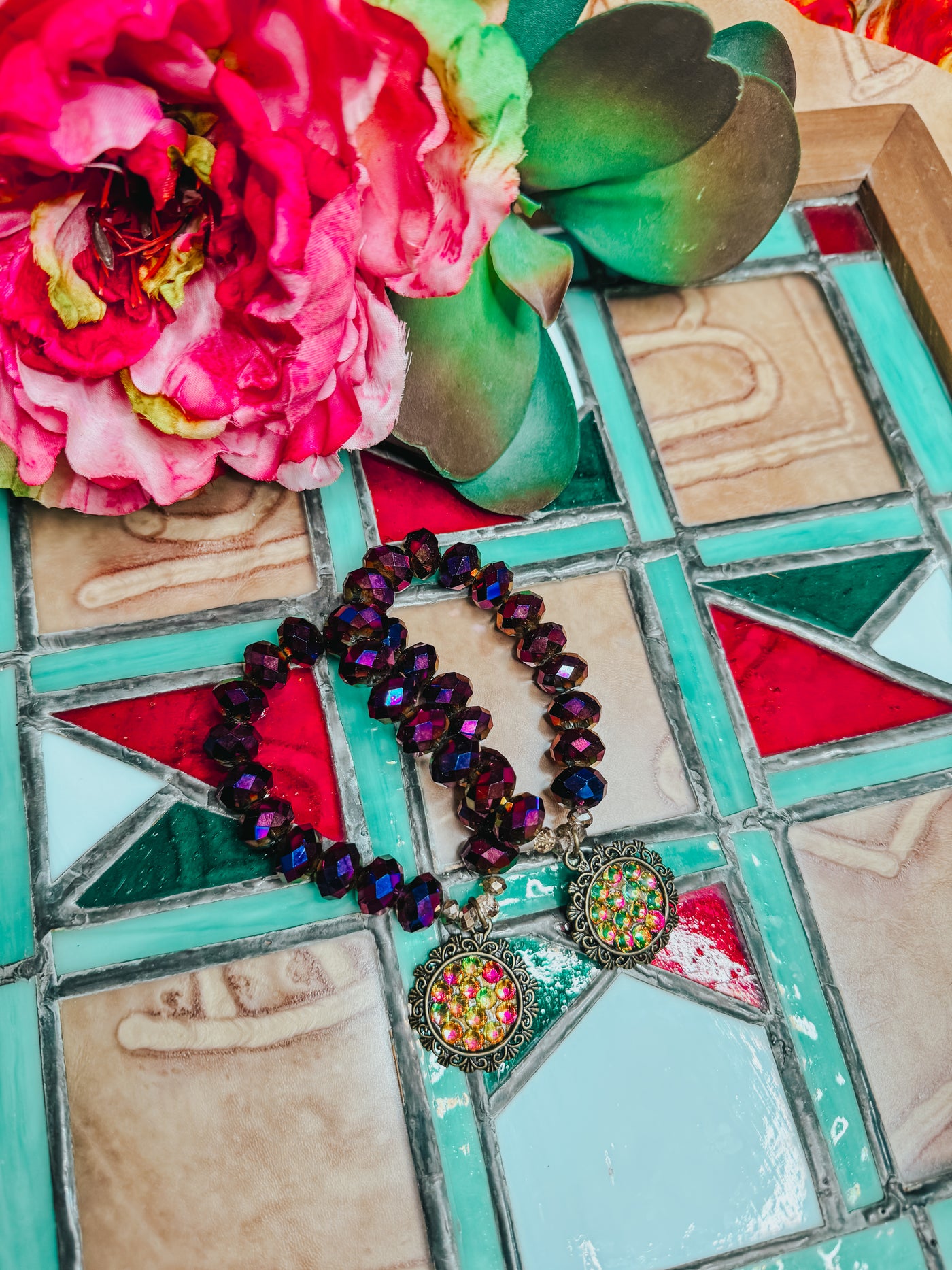 Purple Crystal Bracelet