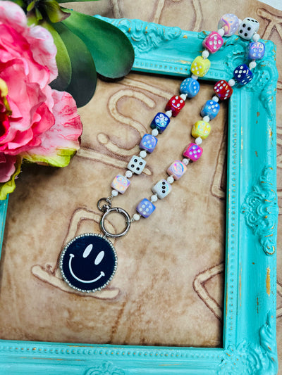 Smiley Dice Necklace