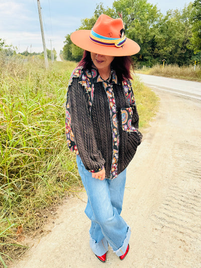 Patchwork Button Down