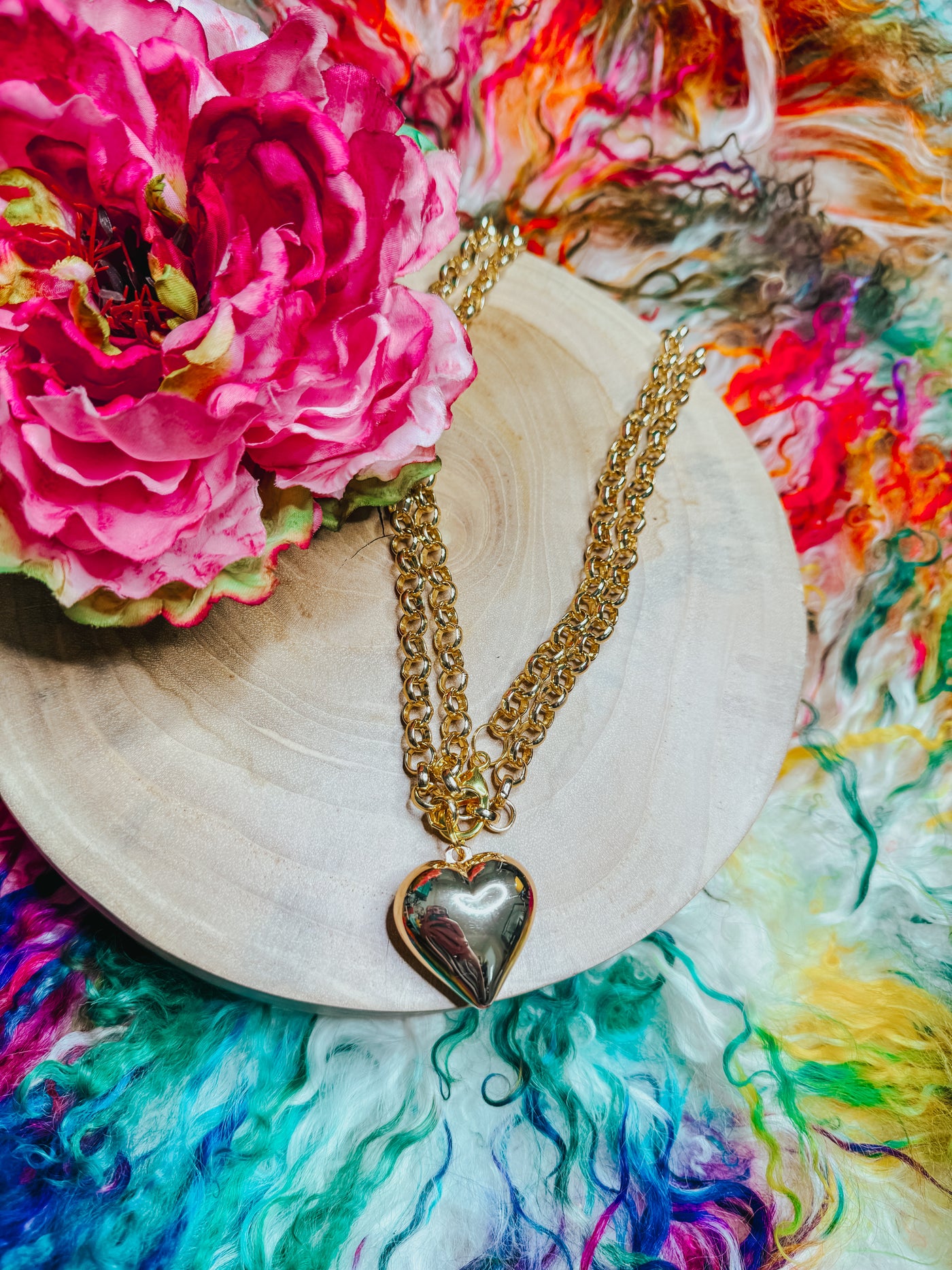 Gold Heart Necklace