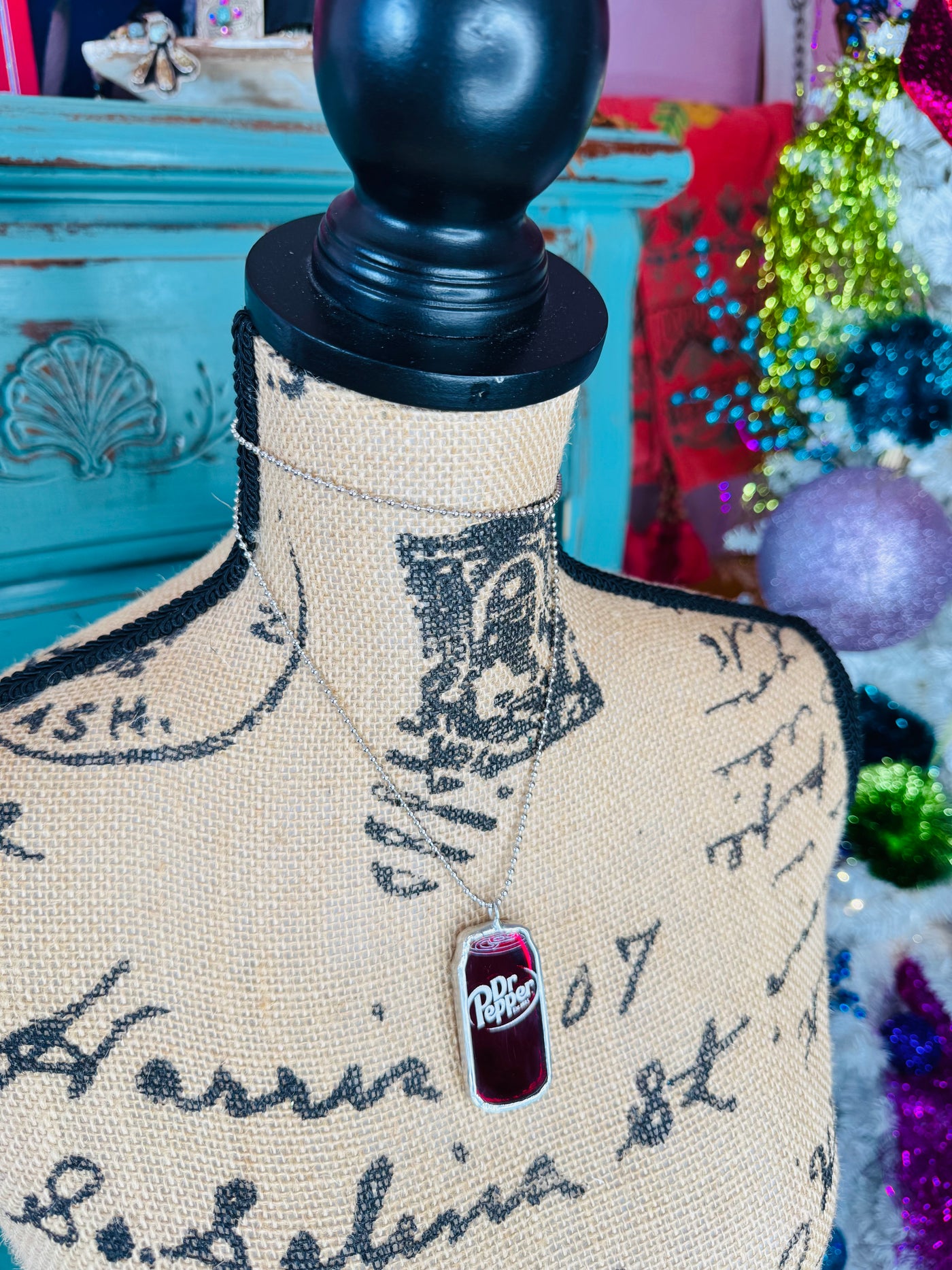 Dr. Pepper Necklace