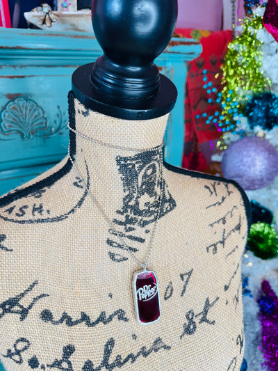 Dr. Pepper Necklace