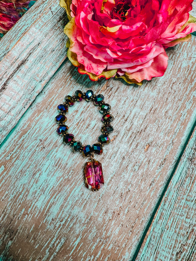 Purple Crystal Bracelet