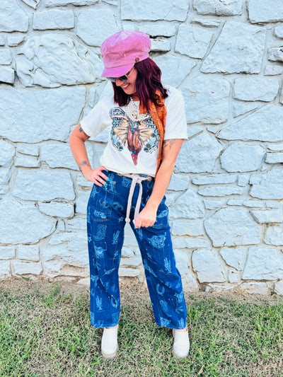 Western Denim Pants