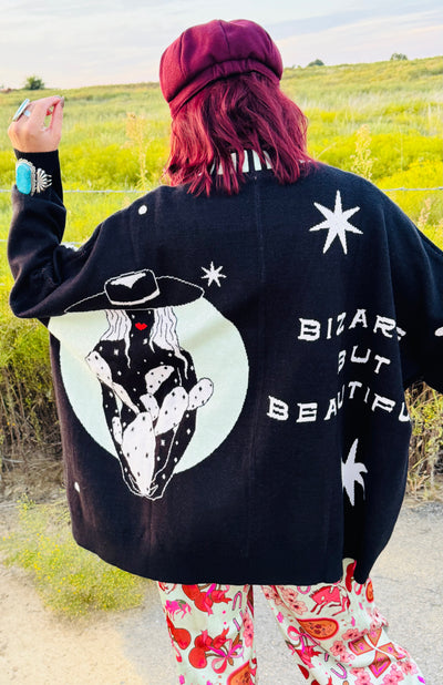 Bizarre Oversized Cardigan