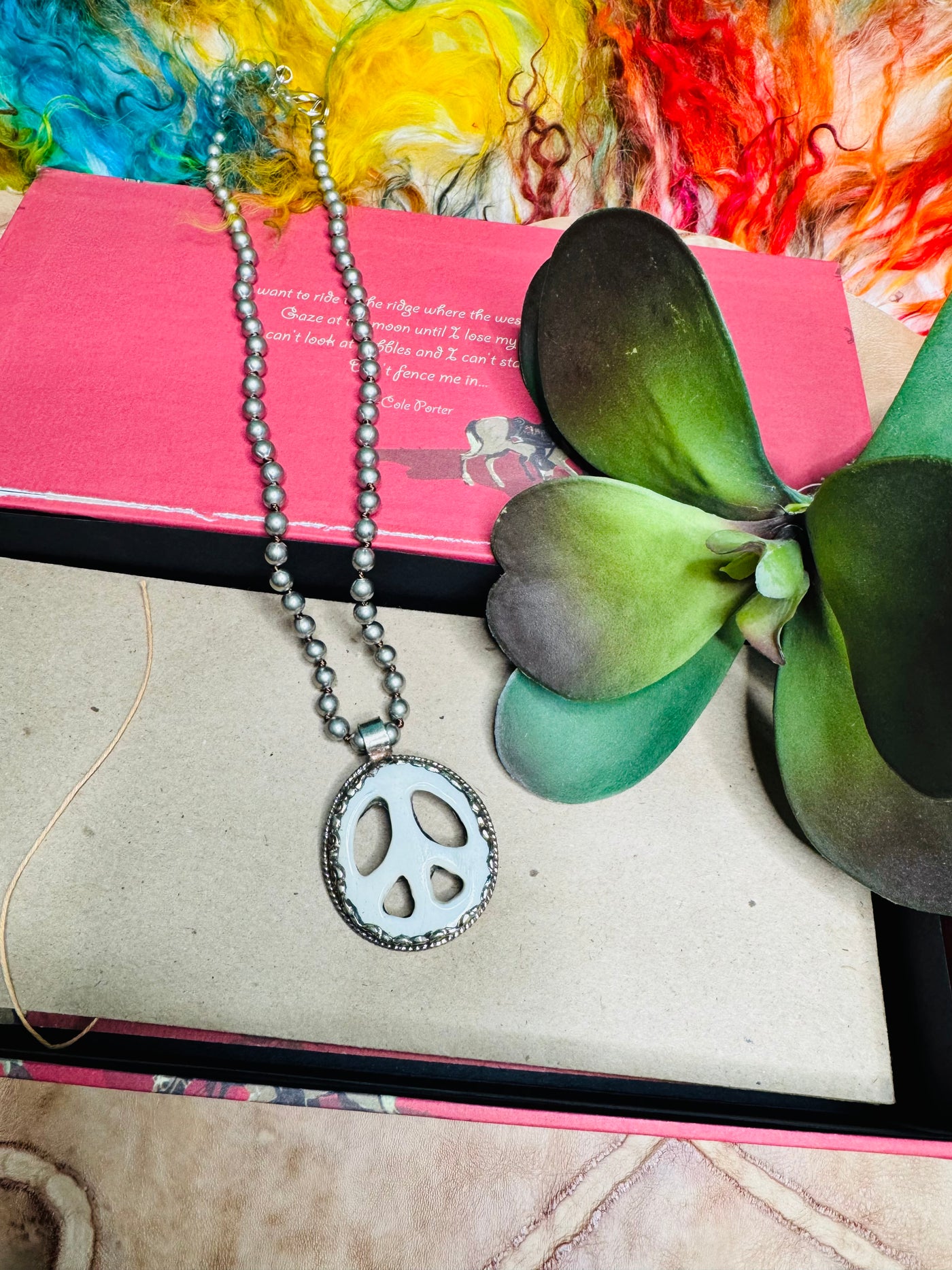 Bone Peace Necklace