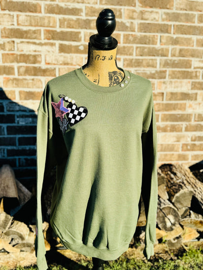 3D Bougie Crew Neck