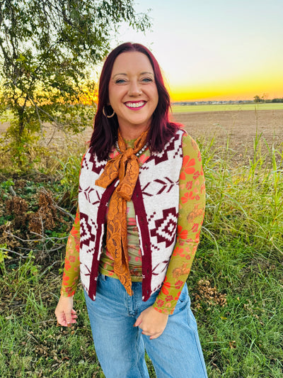 South West Button Up Vest