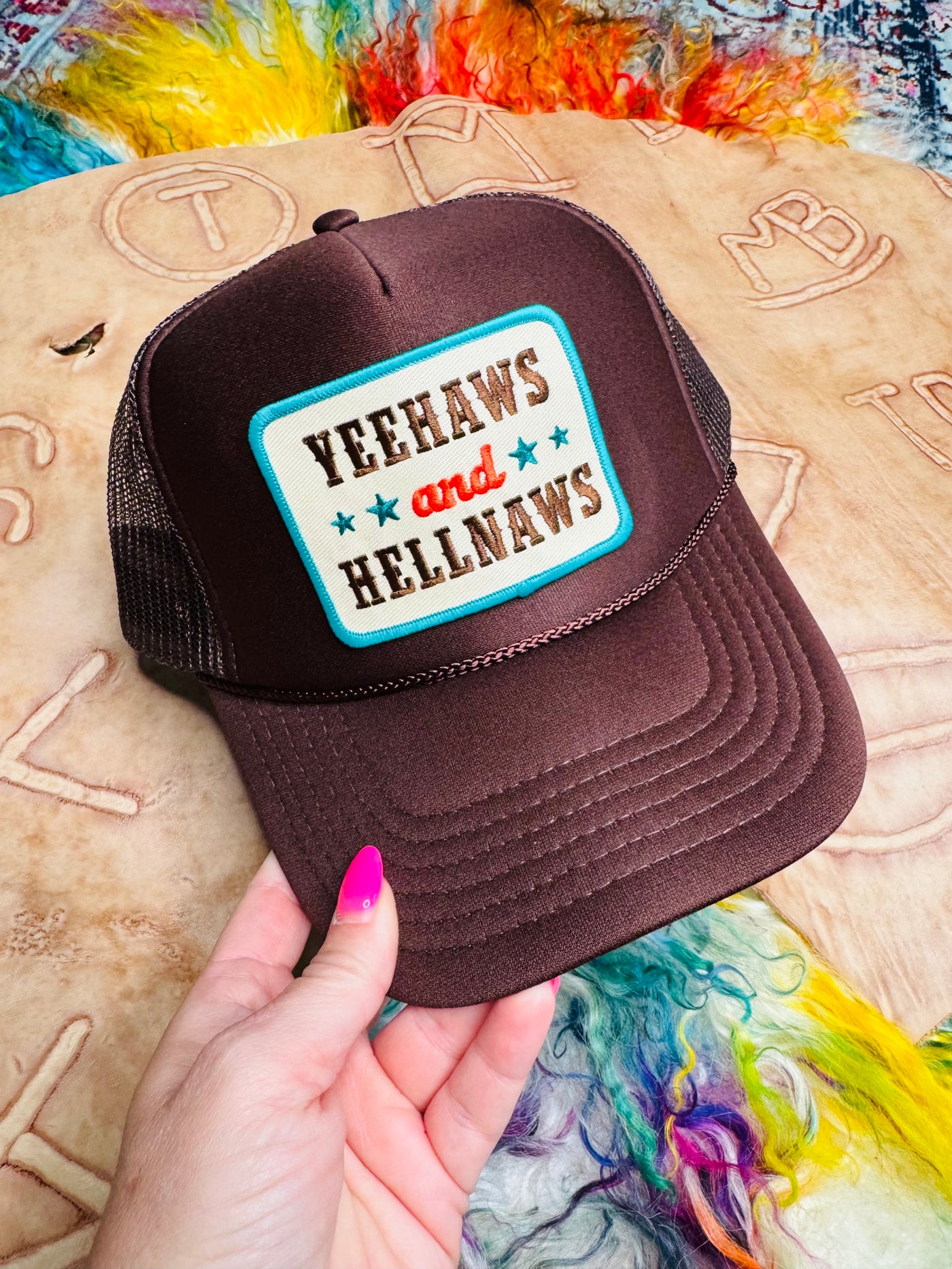 Yeehaws & Hellnaws Trucker Hat