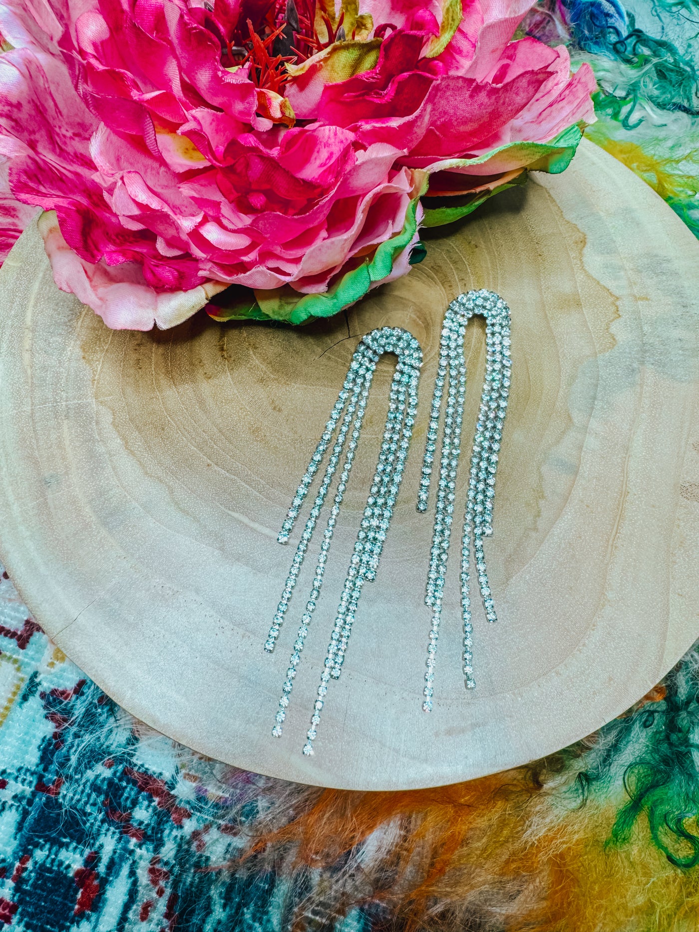 Bling Fringe Earrings