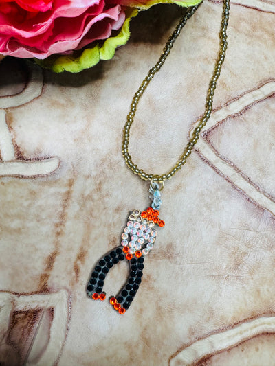 3D Cowgirl Way Necklace