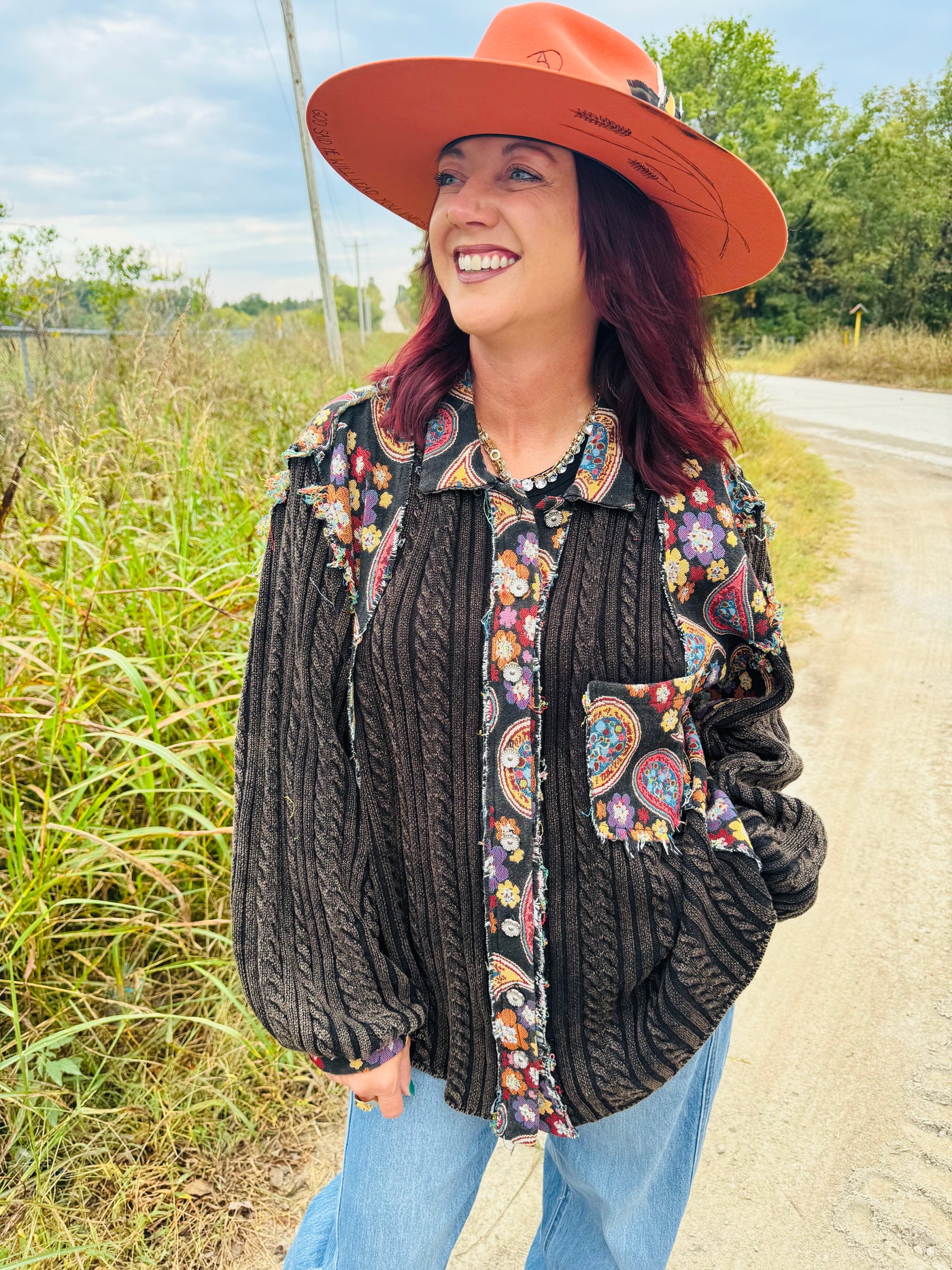 Patchwork Button Down