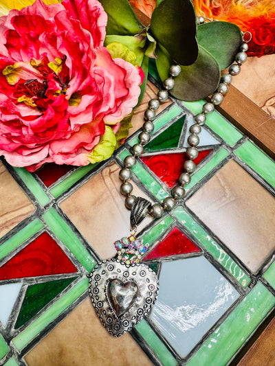 Crown of Hearts Necklace