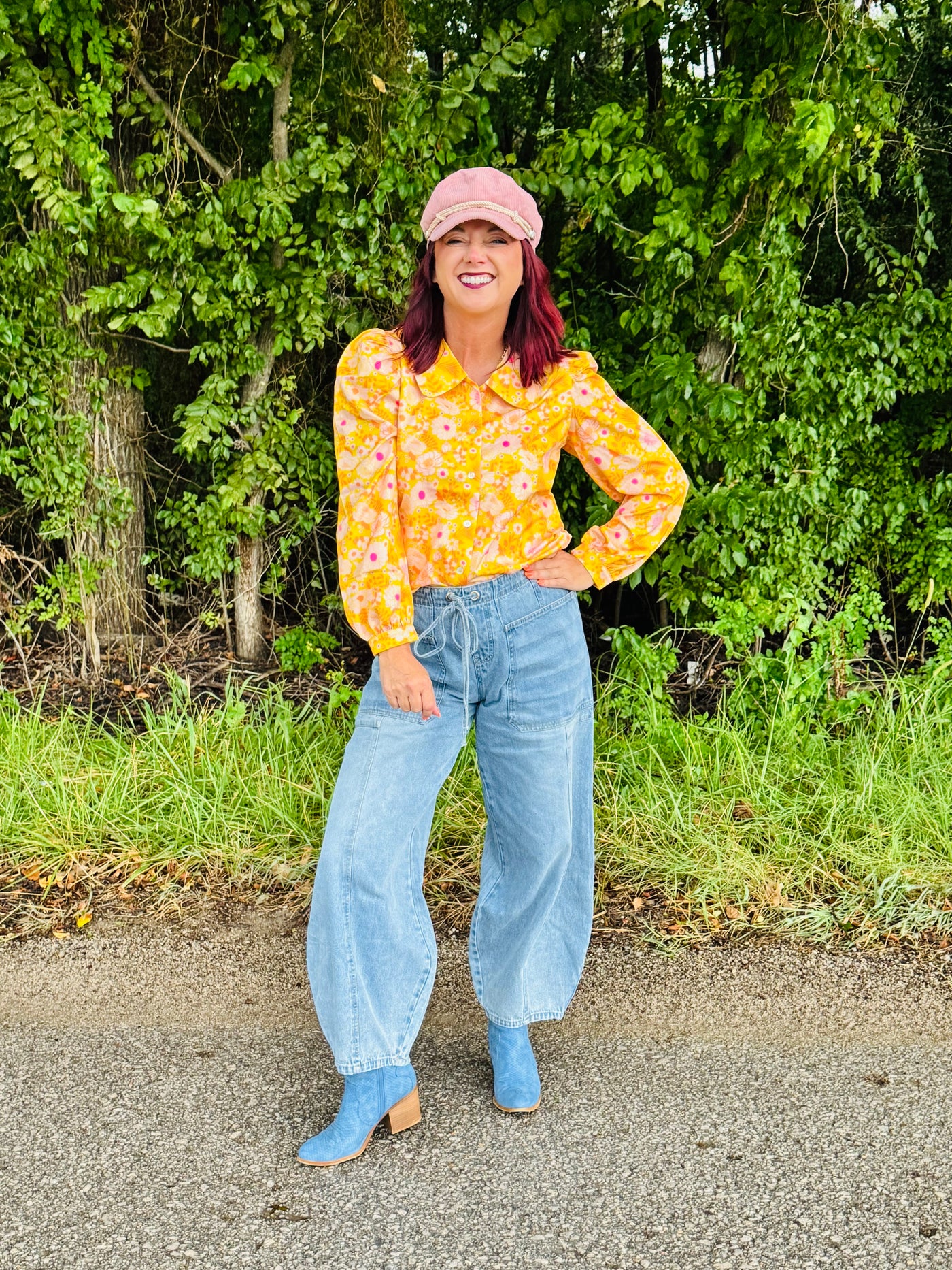 Sunshine Button Down