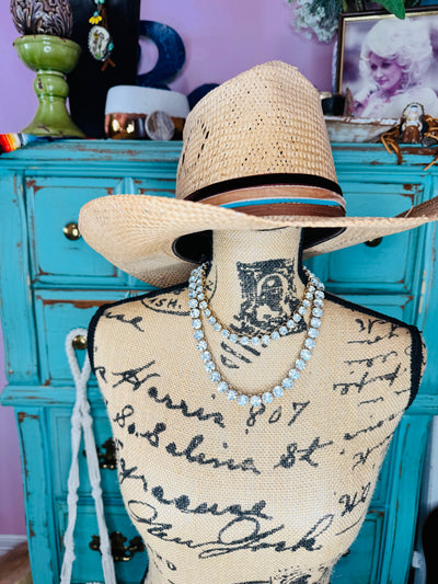 Rhinestone Necklace 2 Sizes