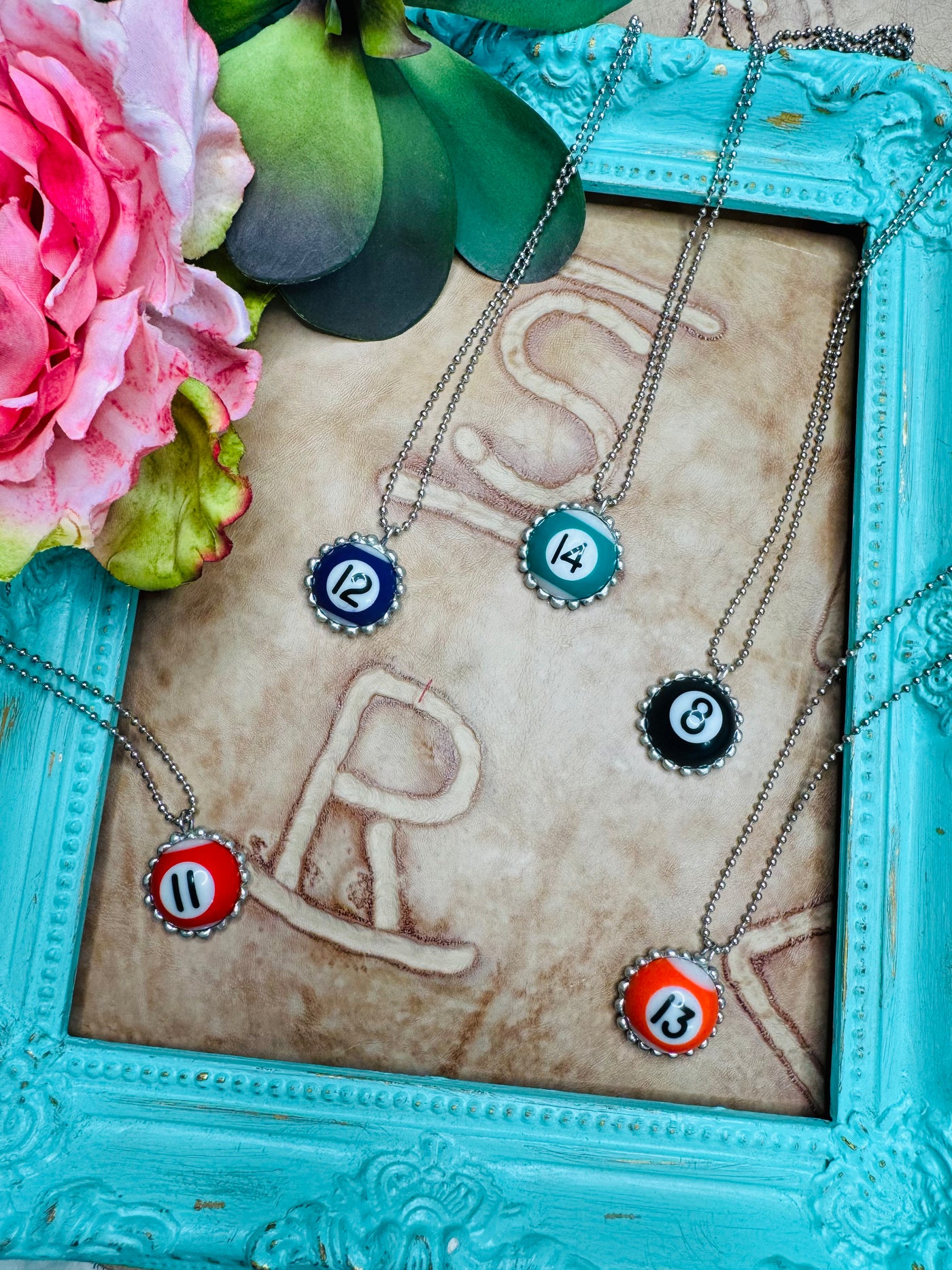 Pool Ball Necklaces