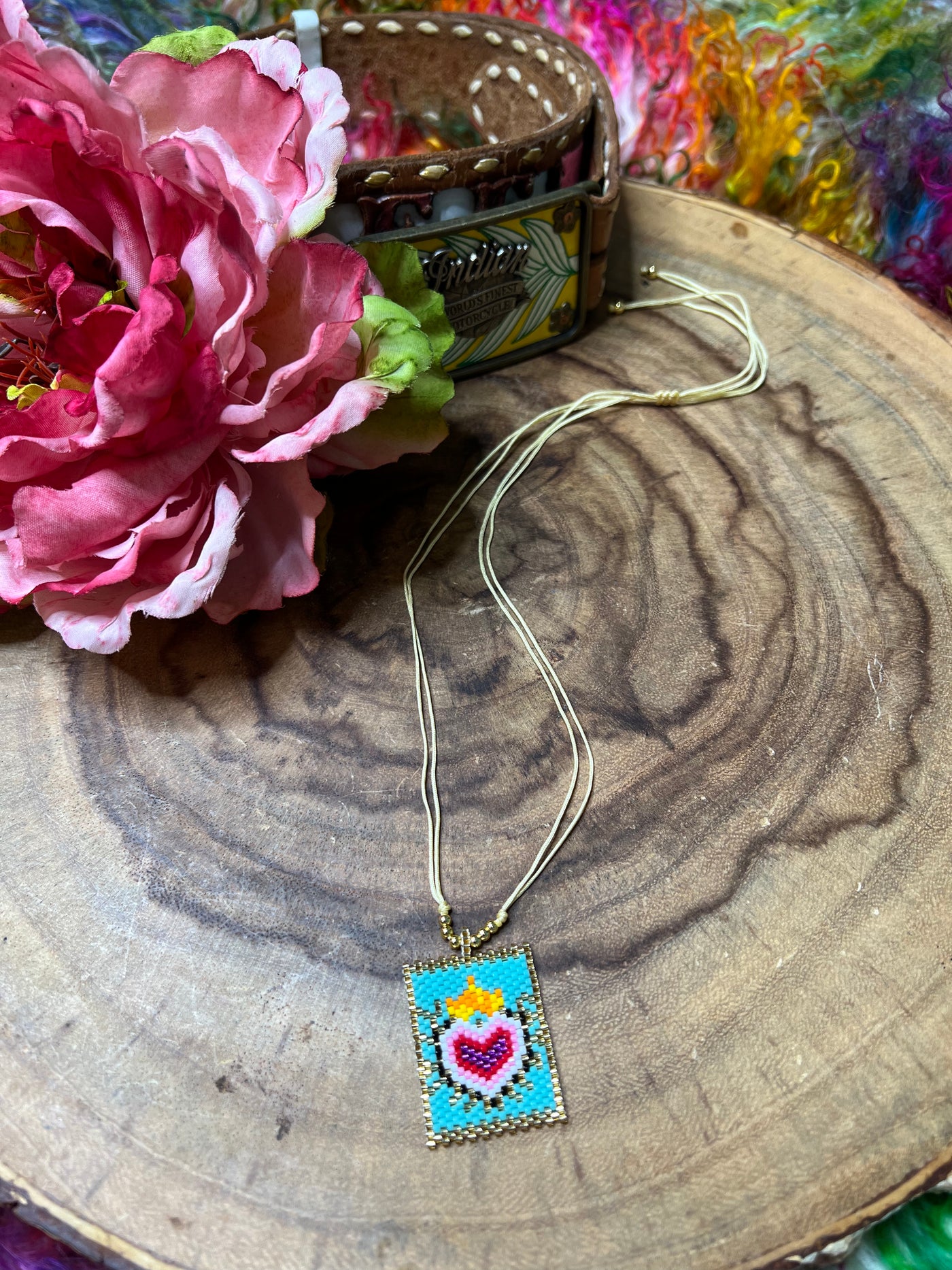 Heart on Fire Necklace