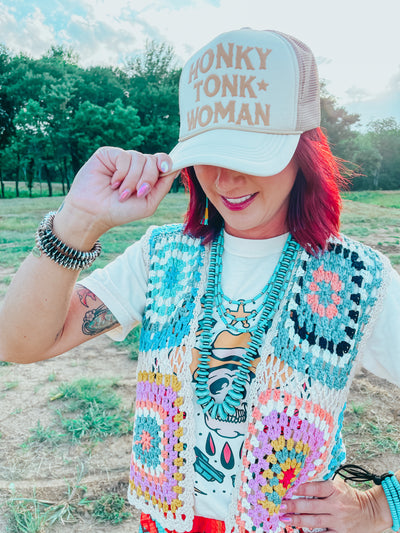 Honkey Tonk Woman Trucker Hat