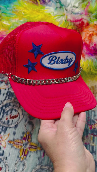 3D Bixby Blue Star Bixby Trucker Hat
