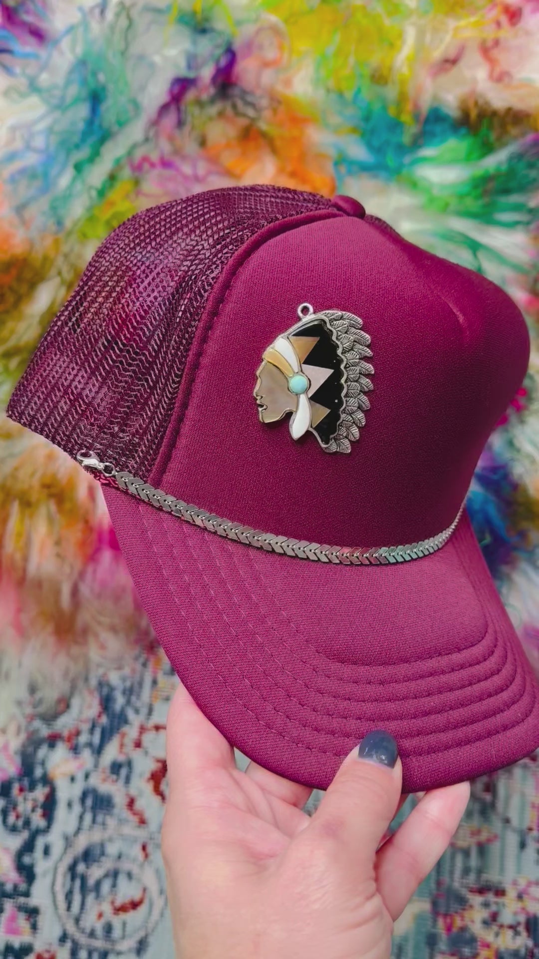 3D Native Trucker Hat