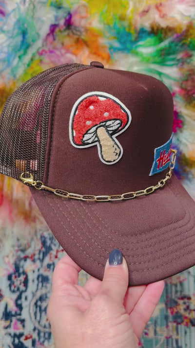 3D Mushroom Trucker Hat