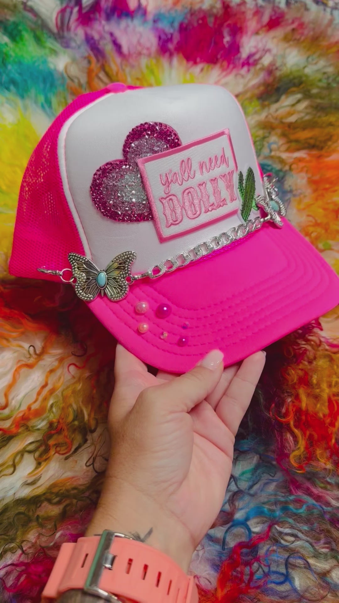 3D Dolly Trucker Hat