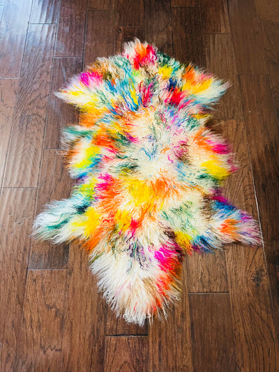 Dyed Alpaca Rug