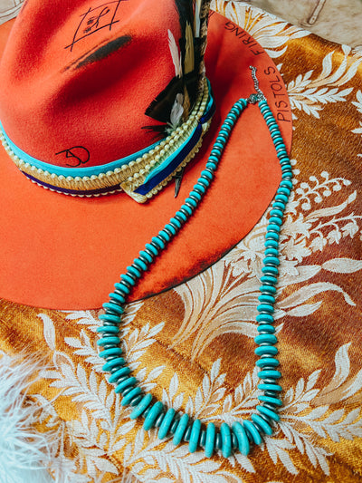 Turquoise and Faux Necklace
