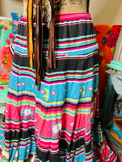 Pink Aztec Skirt